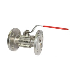 SS IC  Ball Valve Flanged End (RACER) Forged Investment Casting Three Piece CF 8 Screwed Stainless Steel 304. (ISO MARKED) #ASA-150 Class.